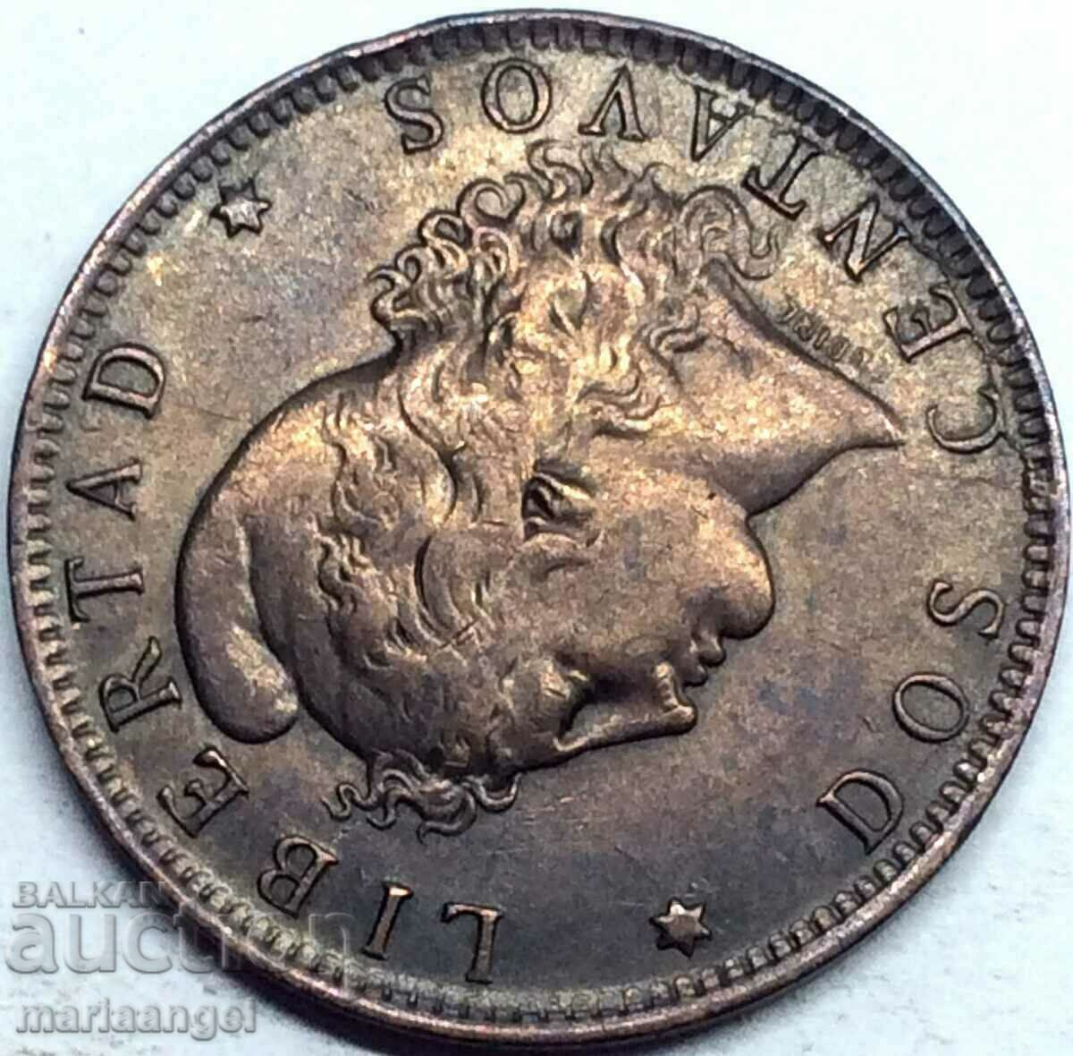 Аукцион Аржентина 2 центавос 1891 30мм медна - отлична! Аукцион Аржентина 2 центавос 1891 30мм медна - отлична!