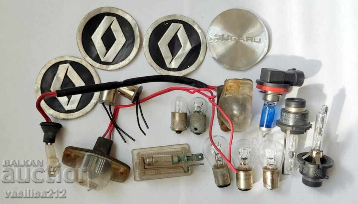 Car parts, bulbs Car parts, bulbs