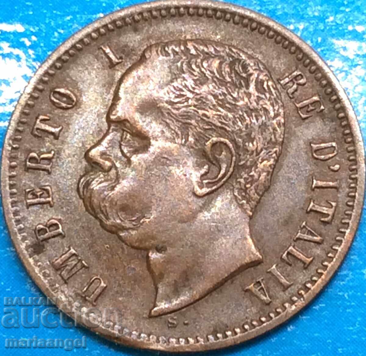 2 Centesimi 1900 Italy Umberto I