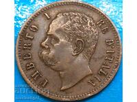 Italy 2 Centesimi 1900 Umberto III - Scarce