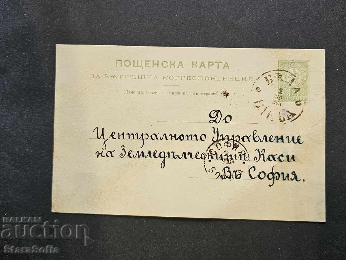 Authentic document from 1901, town of Byala, Ruse region Authentic document from 1901, town of Byala, Ruse region