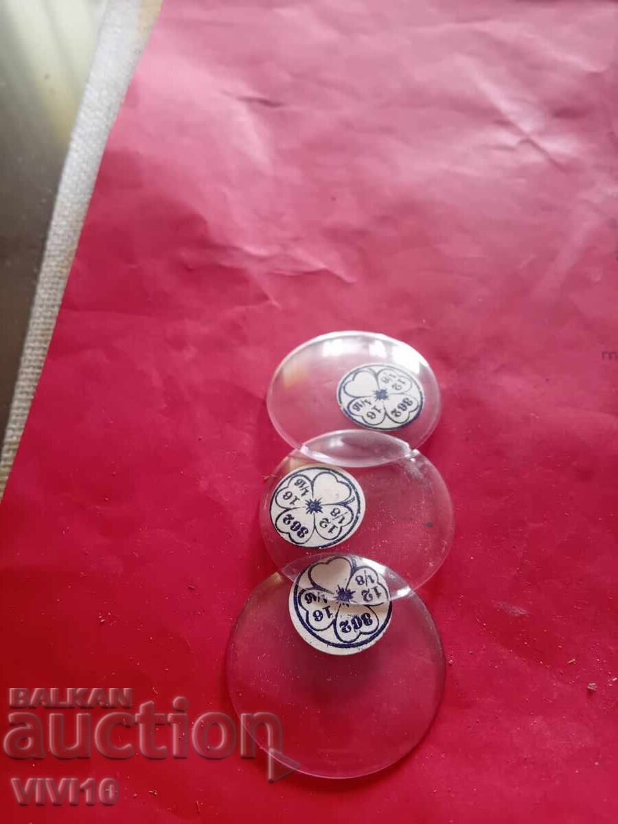 3 τμχ γυαλιά για ρολόι τσέπης 362 με τιμή € 15.34 | 30.00 BGN 3 τμχ γυαλιά για ρολόι τσέπης 362 με τιμή € 15.34 | 30.00 BGN