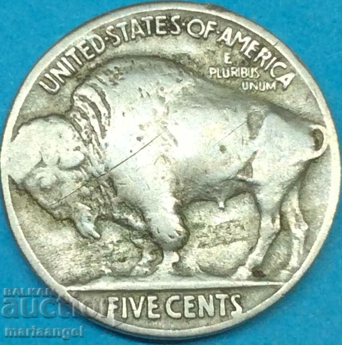 SUA 5 Cent 1935 „Buffalo” Nichel - 6 SUA 5 Cent 1935 „Buffalo” Nichel - 6