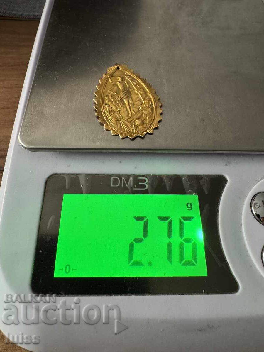 Аукцион Автентична Златна Кръщенка 2.75гр. 23.65 Карата Аукцион Автентична Златна Кръщенка 2.75гр. 23.65 Карата