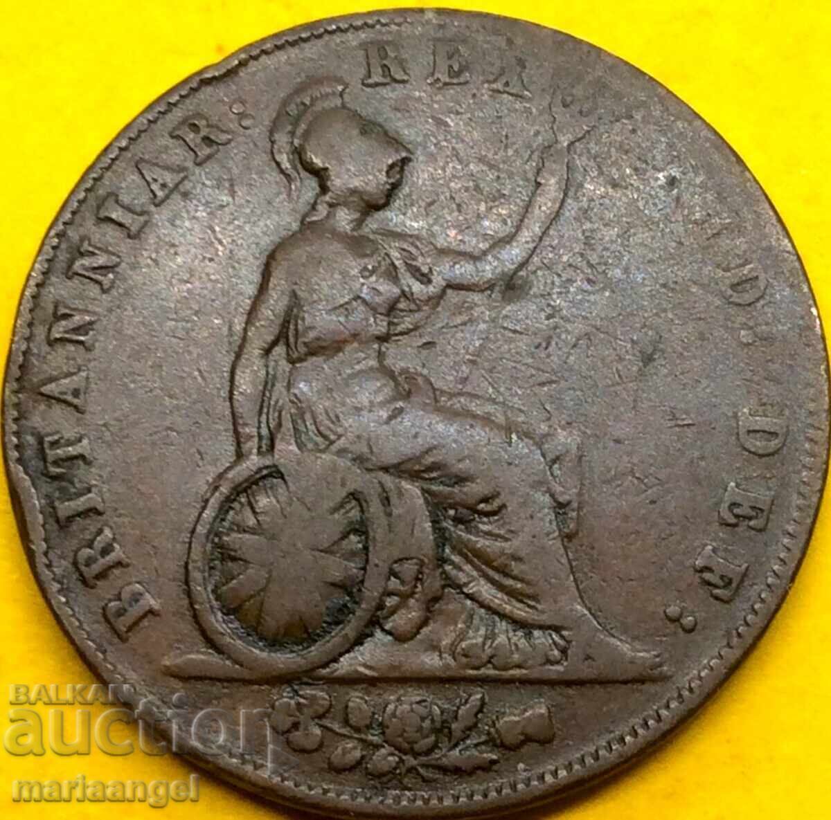 Доставка на 1/2 пени 1827 Великобритания Нова Скотия Джордж