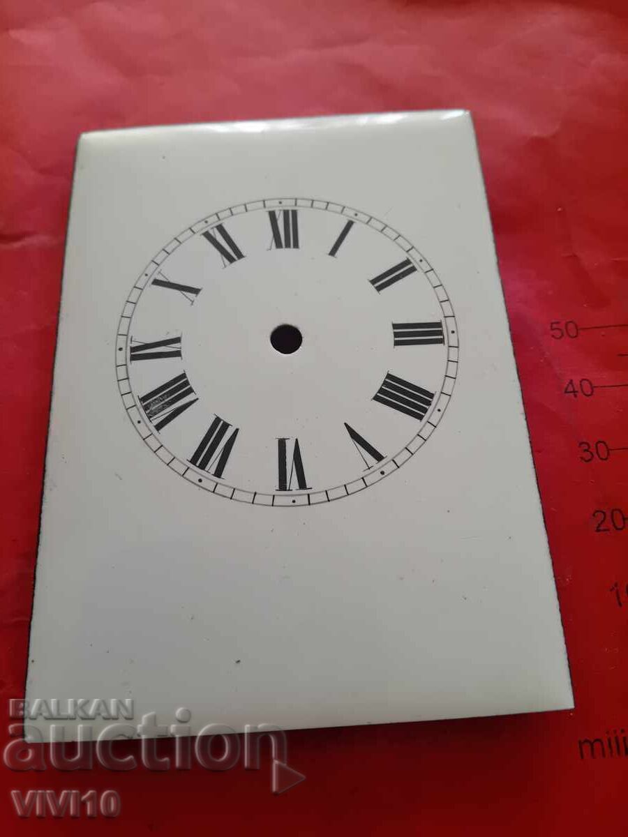 Auction Perfect clock face for a carriage clock Auction Perfect clock face for a carriage clock