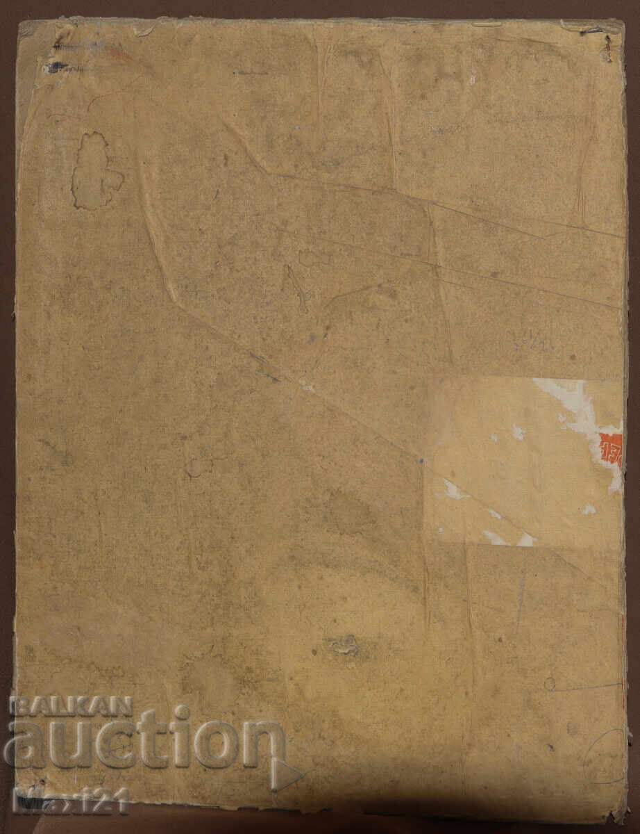 Landscape old oil painting - 6