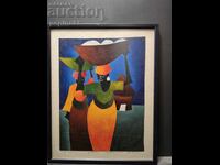 B.Z.C. Lithograph Gbenga Adebiyi - Fruit Seller