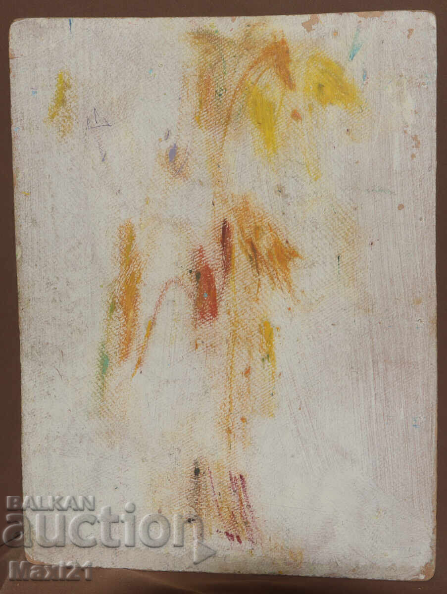 Landscape of Revival Houses by the Sea, Old Painting, Oil Paints - 7