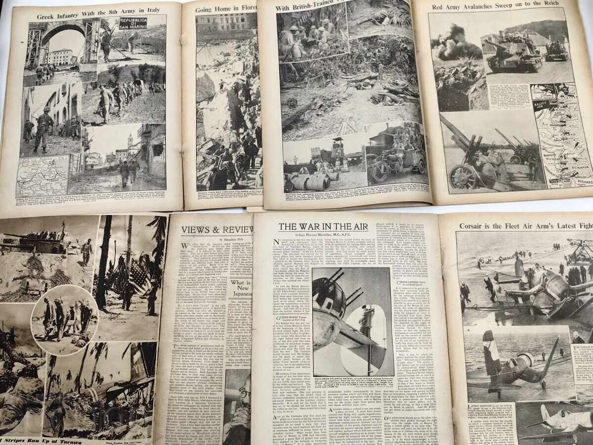 1944 LOT 5 ENGLISH NEWSPAPERS WORLD WAR II WWII - 6