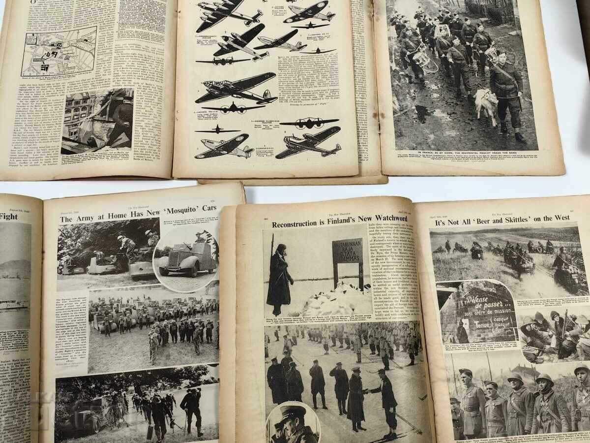 Παράδοση 1940 ΛΟΤ 5 ΑΓΓΛΙΚΕΣ ΕΦΗΜΕΡΙΔΕΣ ΔΕΥΤΕΡΟΥ ΠΑΓΚΟΣΜΙΟΥ ΠΟΛΕΜΟΥ ΔΠΠ