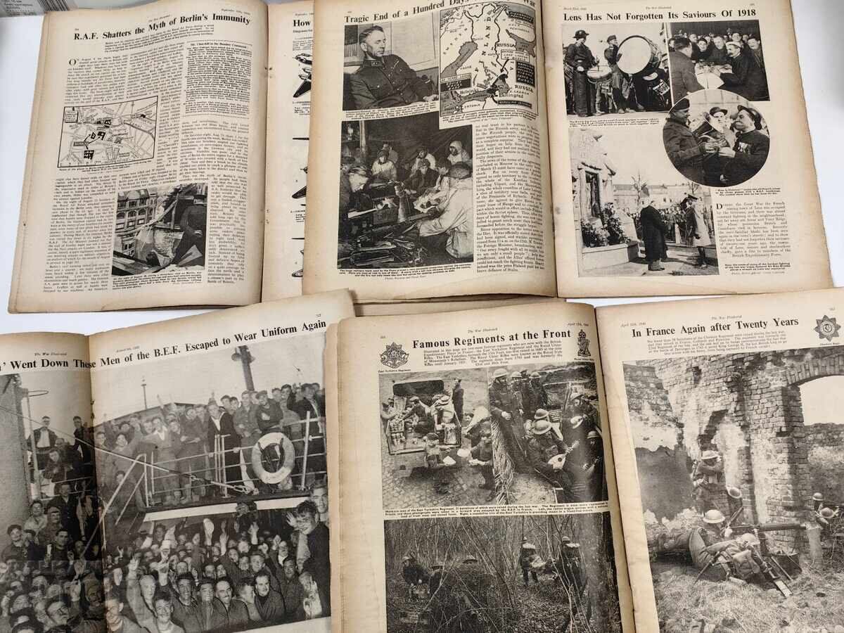 1940 ΛΟΤ 5 ΑΓΓΛΙΚΕΣ ΕΦΗΜΕΡΙΔΕΣ ΔΕΥΤΕΡΟΥ ΠΑΓΚΟΣΜΙΟΥ ΠΟΛΕΜΟΥ ΔΠΠ - 5