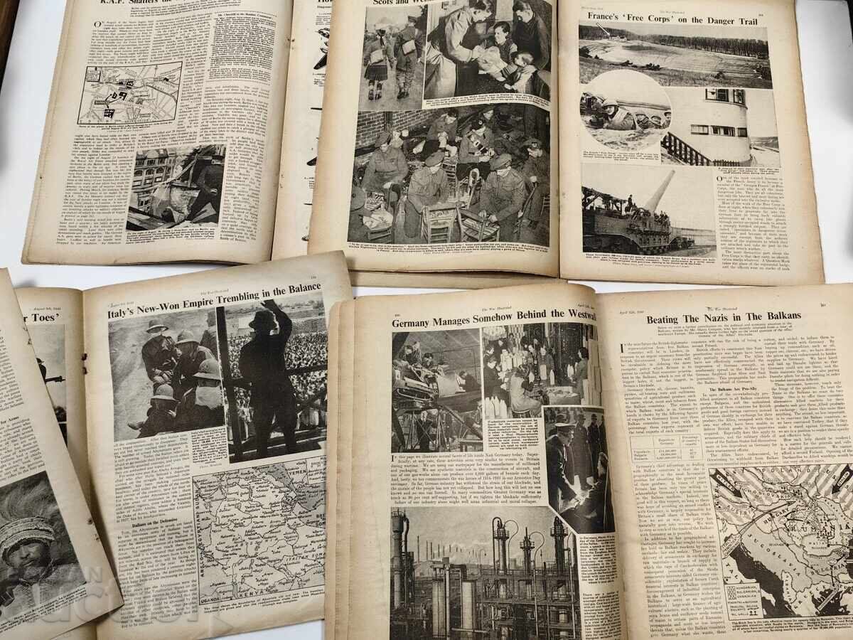 1940 ΛΟΤ 5 ΑΓΓΛΙΚΕΣ ΕΦΗΜΕΡΙΔΕΣ ΔΕΥΤΕΡΟΥ ΠΑΓΚΟΣΜΙΟΥ ΠΟΛΕΜΟΥ ΔΠΠ - 6