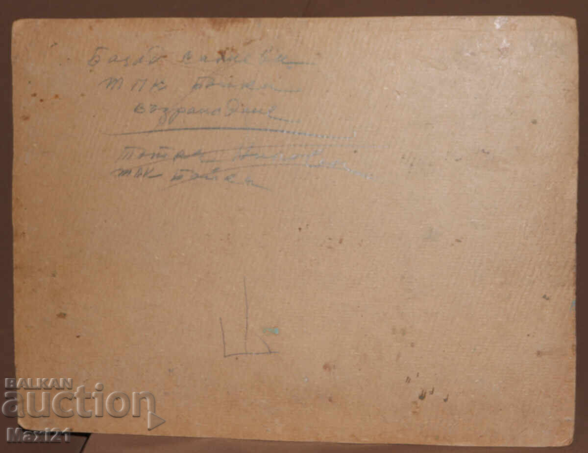 Peisaj de pădure de toamnă, pictură veche, ulei - 6 Peisaj de pădure de toamnă, pictură veche, ulei - 6