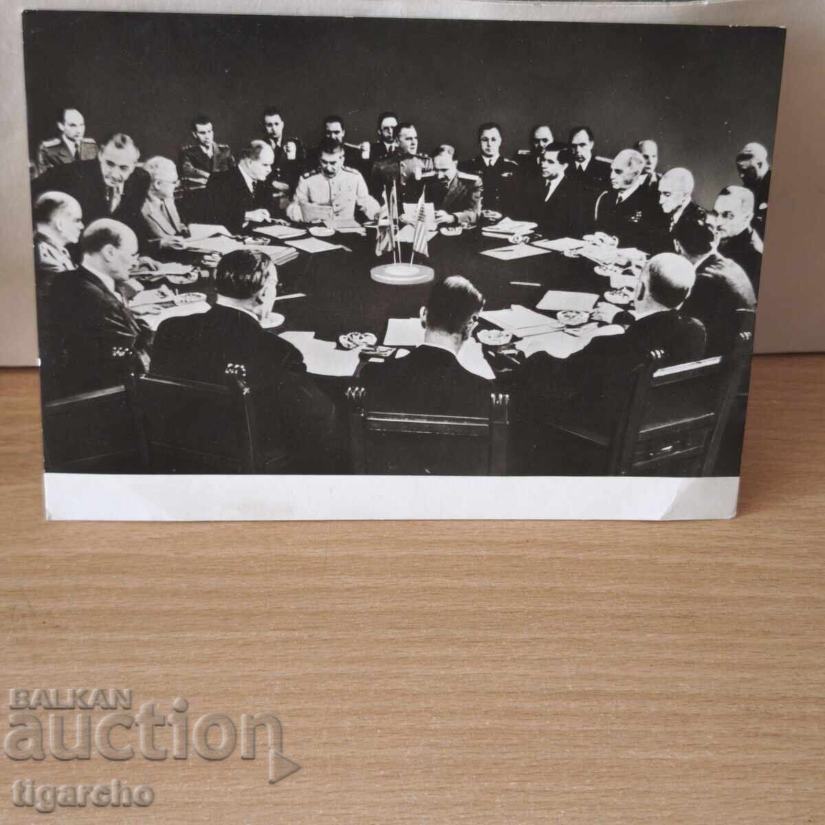 Παλιά καρτ ποστάλ ιστορικού συνεδρίου Παλιά καρτ ποστάλ ιστορικού συνεδρίου