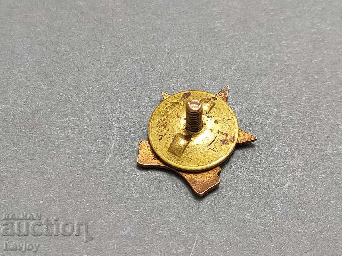 Εμβλημα βιδωτό στήθους σμάλτο σήμα BKP (znachka vint nagrŭden emaĭliran znak BKP) - 5