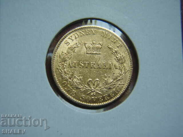Licitație 1 Sovereign 1870 Australia (1 suveren Avstraliya) - AU (aur)