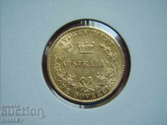 Livrarea 1 Sovereign 1870 Australia (1 suveren Avstraliya) - AU (aur)
