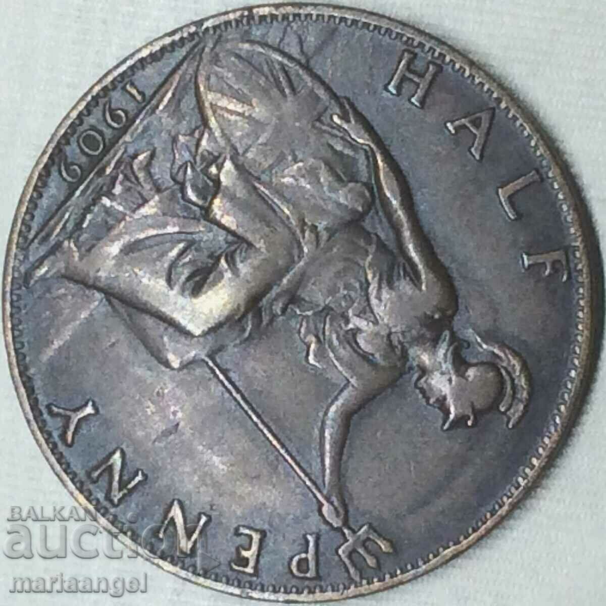 Livrarea Marea Britanie 1/2 penny 1909