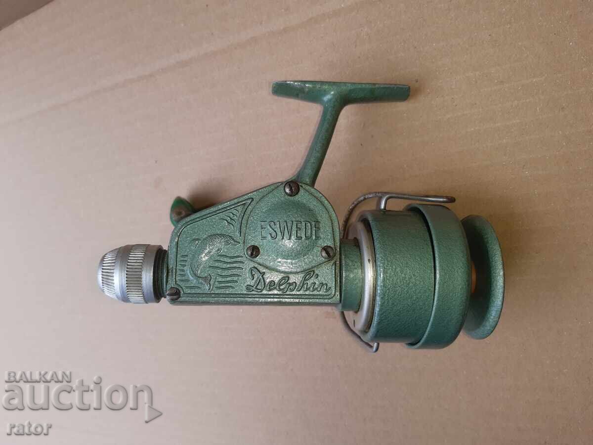 Παλιά συλλεκτική μηχανή ψαρέματος ESVEDE DELPHIN -TOKOZ με τιμή 14.99 BGN | € 7.66