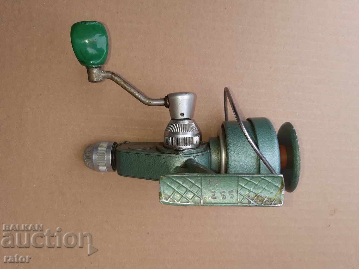 Παράδοση Παλιά συλλεκτική μηχανή ψαρέματος ESVEDE DELPHIN -TOKOZ