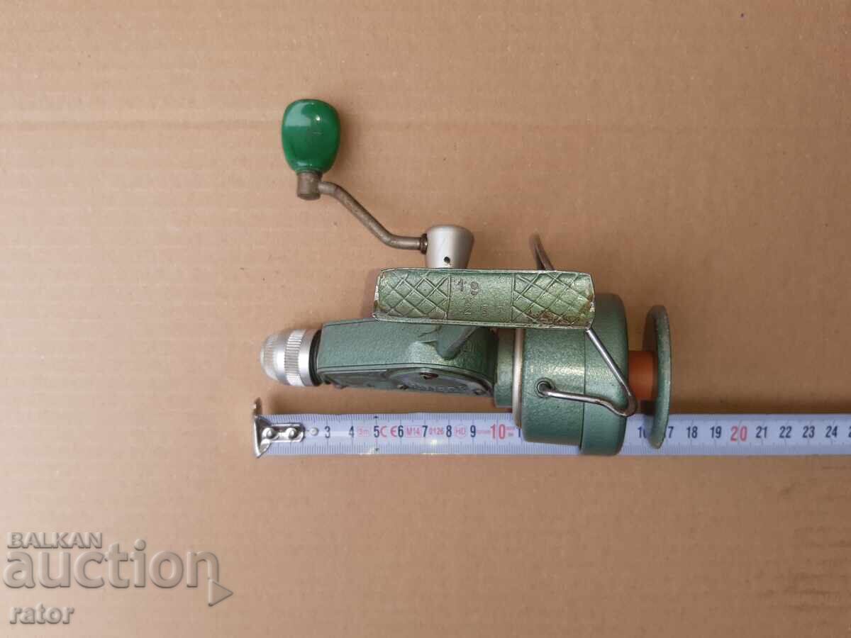 Παλιά συλλεκτική μηχανή ψαρέματος ESVEDE DELPHIN -TOKOZ - 6