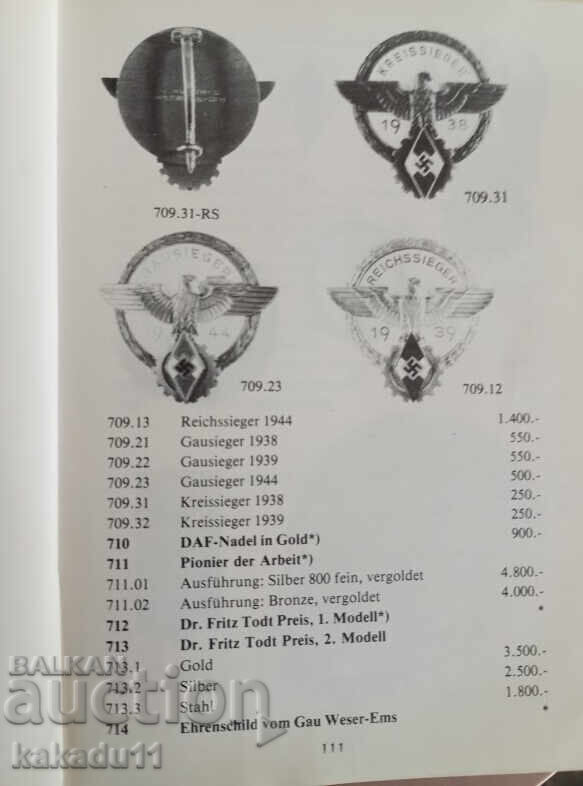 Auction Order of the Third Reich (softcover) Auction Order of the Third Reich (softcover)