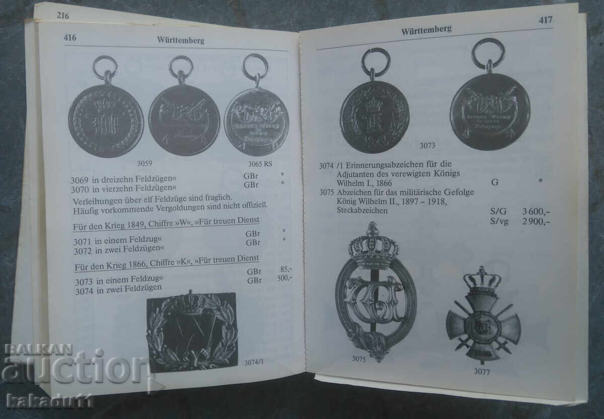 Auction Order of the Third Reich (softcover) 1800 - 1945 Auction Order of the Third Reich (softcover) 1800 - 1945