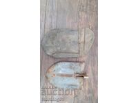 Παλιά στρατιωτική φτυάρι με θήκη - 24/17εκ