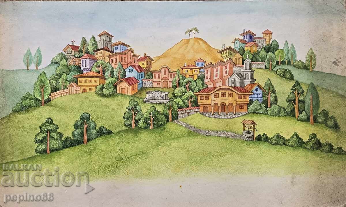 B.Z.C. Masterpiece Painting Naive Art with price 51.00 BGN | € 26.08 B.Z.C. Masterpiece Painting Naive Art with price 51.00 BGN | € 26.08