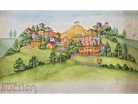 B.Z.C. Masterpiece Painting Naive Art