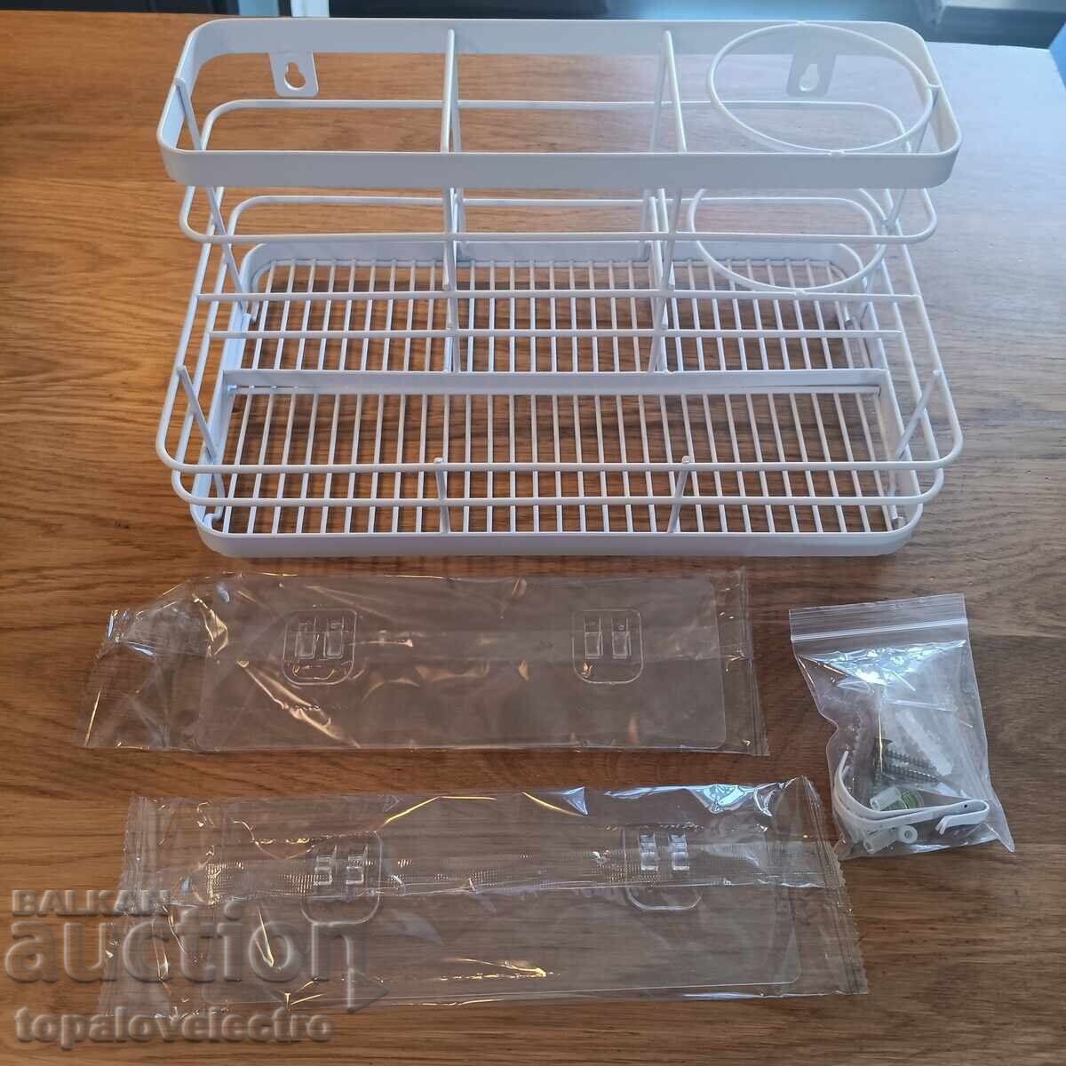 ΝΕΟ! Οργανωτής για σεσουάρ και εργαλεία κομμωτικής, μεταλλικός με τιμή 11.00 BGN | € 5.62