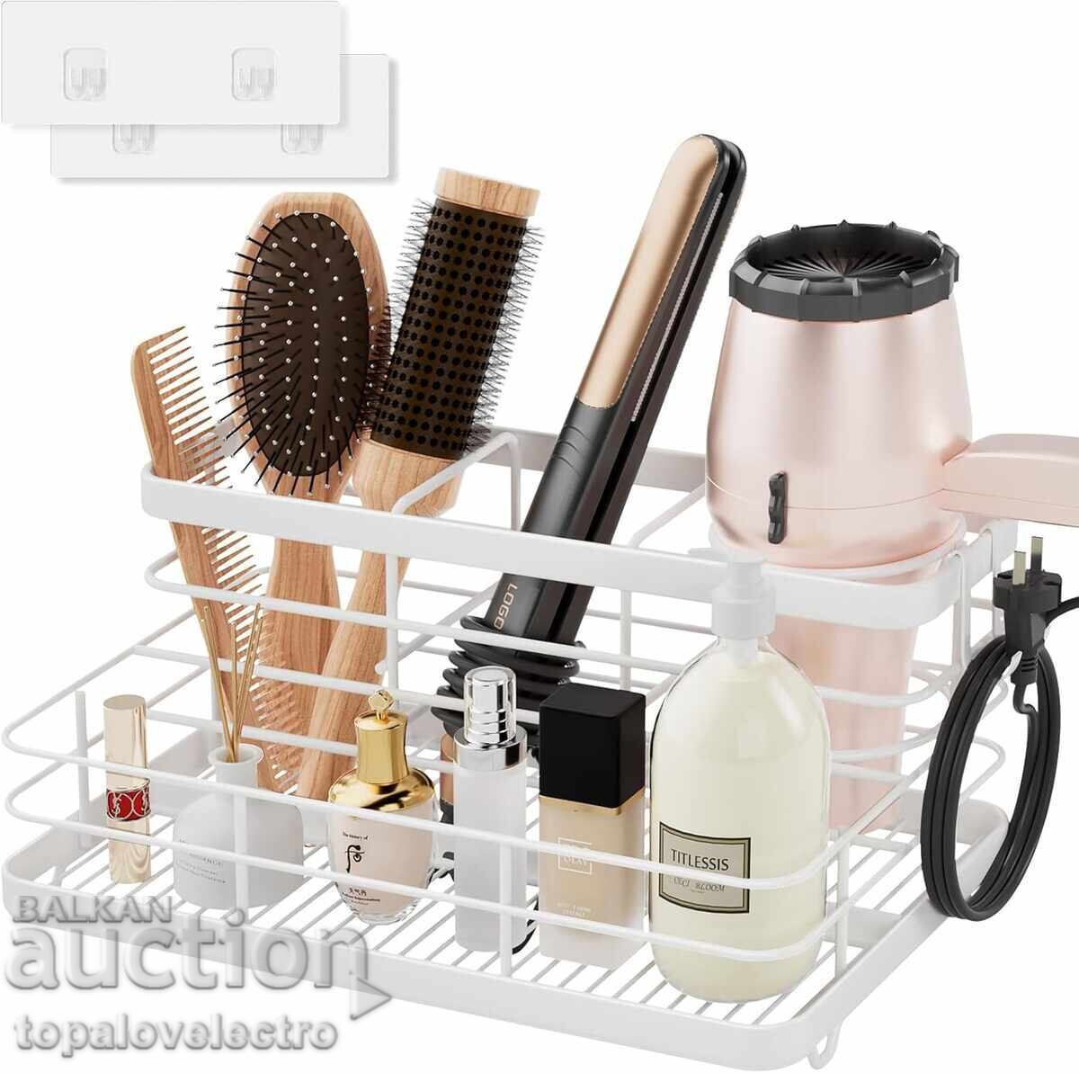 ΝΕΟ! Οργανωτής για σεσουάρ και εργαλεία κομμωτικής, μεταλλικός