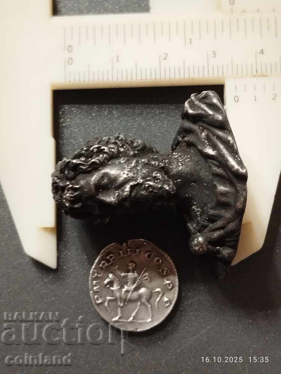 Ancient Bronze Figurine Septimius Severus REPLICA REPRODUCTION - 5