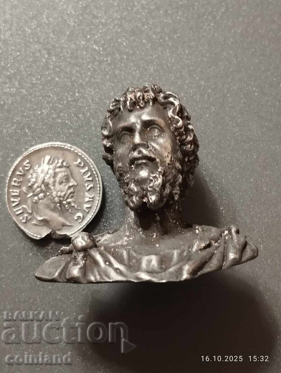 Ancient Bronze Figurine Septimius Severus REPLICA REPRODUCTION