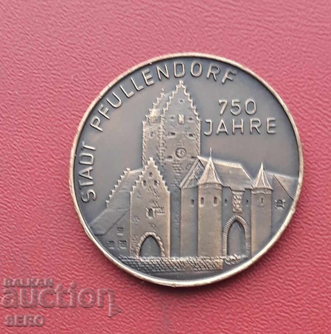 Medal - Germany - 750th Year. Pfuhlendorf - Plaque from 1970