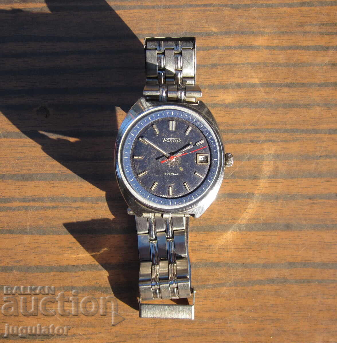 Δημοπρασία Ρωσικό ανδρικό μηχανικό ρολόι χειρός χρονογράφος Wostok Δημοπρασία Ρωσικό ανδρικό μηχανικό ρολόι χειρός χρονογράφος Wostok