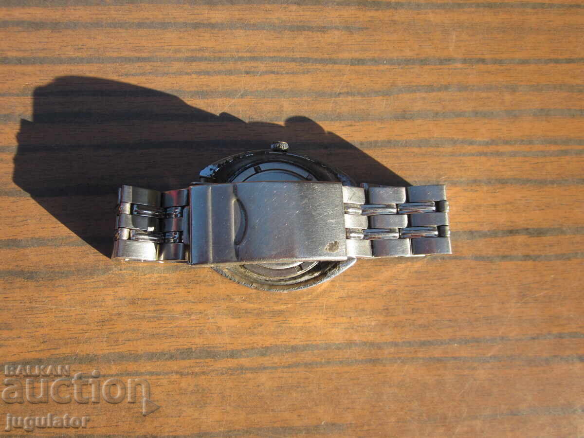 Ρωσικό ανδρικό μηχανικό ρολόι χειρός χρονογράφος Wostok - 7 Ρωσικό ανδρικό μηχανικό ρολόι χειρός χρονογράφος Wostok - 7