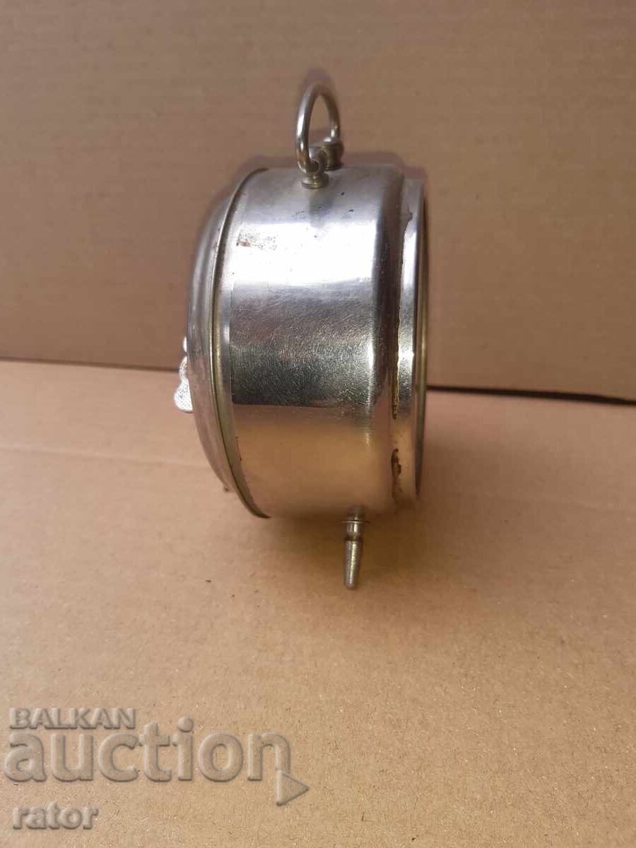 Σπάνιο ΒΟΥΛΓΑΡΙΚΟ ρολόι, ξυπνητήρι ΡΟΔΙΝΑ. Λειτουργεί - 5