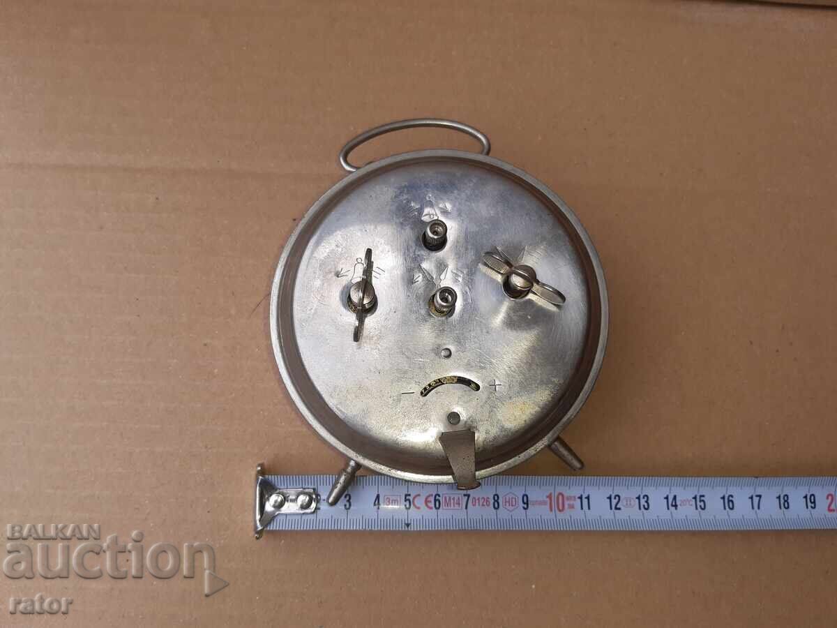 Σπάνιο ΒΟΥΛΓΑΡΙΚΟ ρολόι, ξυπνητήρι ΡΟΔΙΝΑ. Λειτουργεί - 6