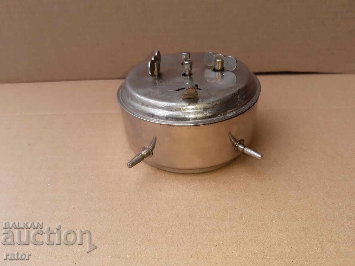 Σπάνιο ΒΟΥΛΓΑΡΙΚΟ ρολόι, ξυπνητήρι ΡΟΔΙΝΑ. Λειτουργεί - 7