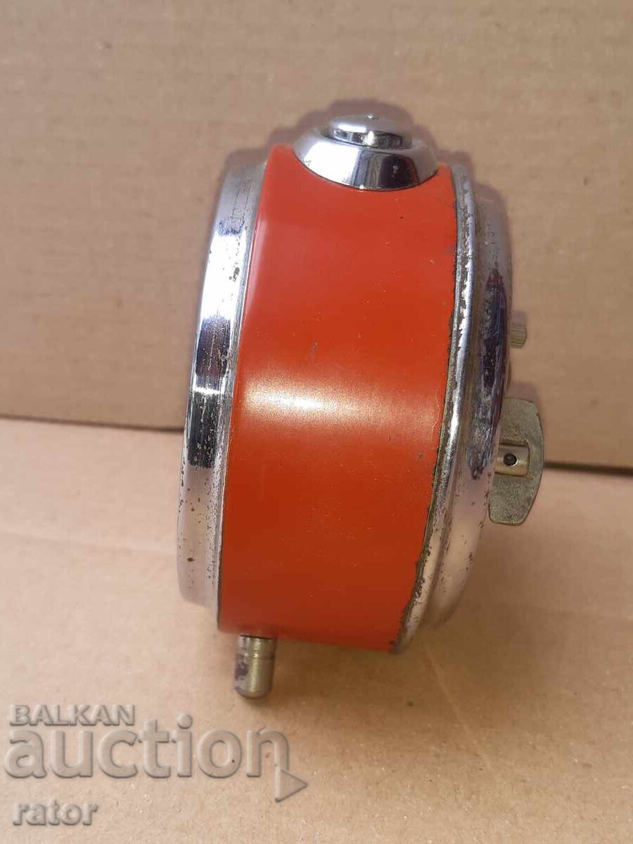 Стар рядък часовник , будилник LENSTAN . Работи - 5 Стар рядък часовник , будилник LENSTAN . Работи - 5