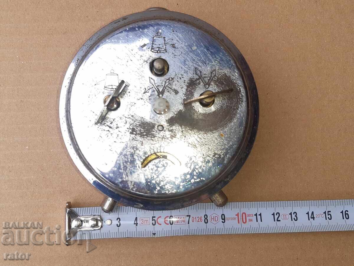 Стар рядък часовник , будилник LENSTAN . Работи - 6 Стар рядък часовник , будилник LENSTAN . Работи - 6