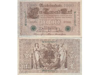 tino37 - GERMANIA - 1000 MARCI /ȘTAMPILĂ VERDE/ - 1910 - VF+