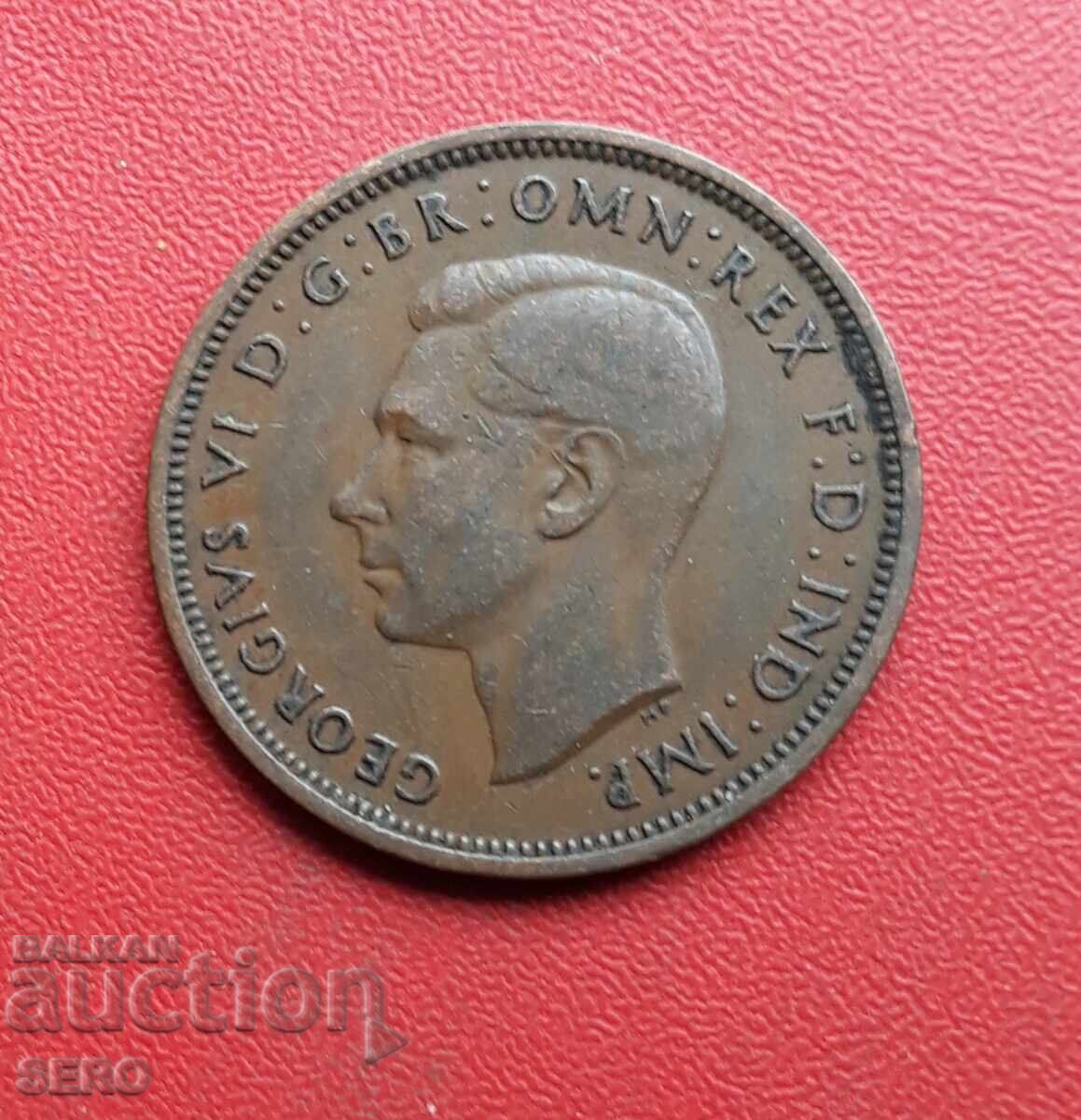 Great Britain-1/2 penny 1938 with price 0.81 BGN | € 0.41