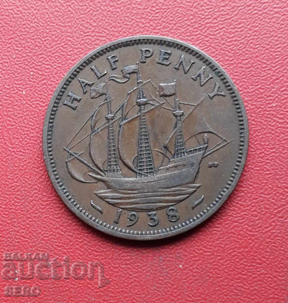 Great Britain-1/2 penny 1938