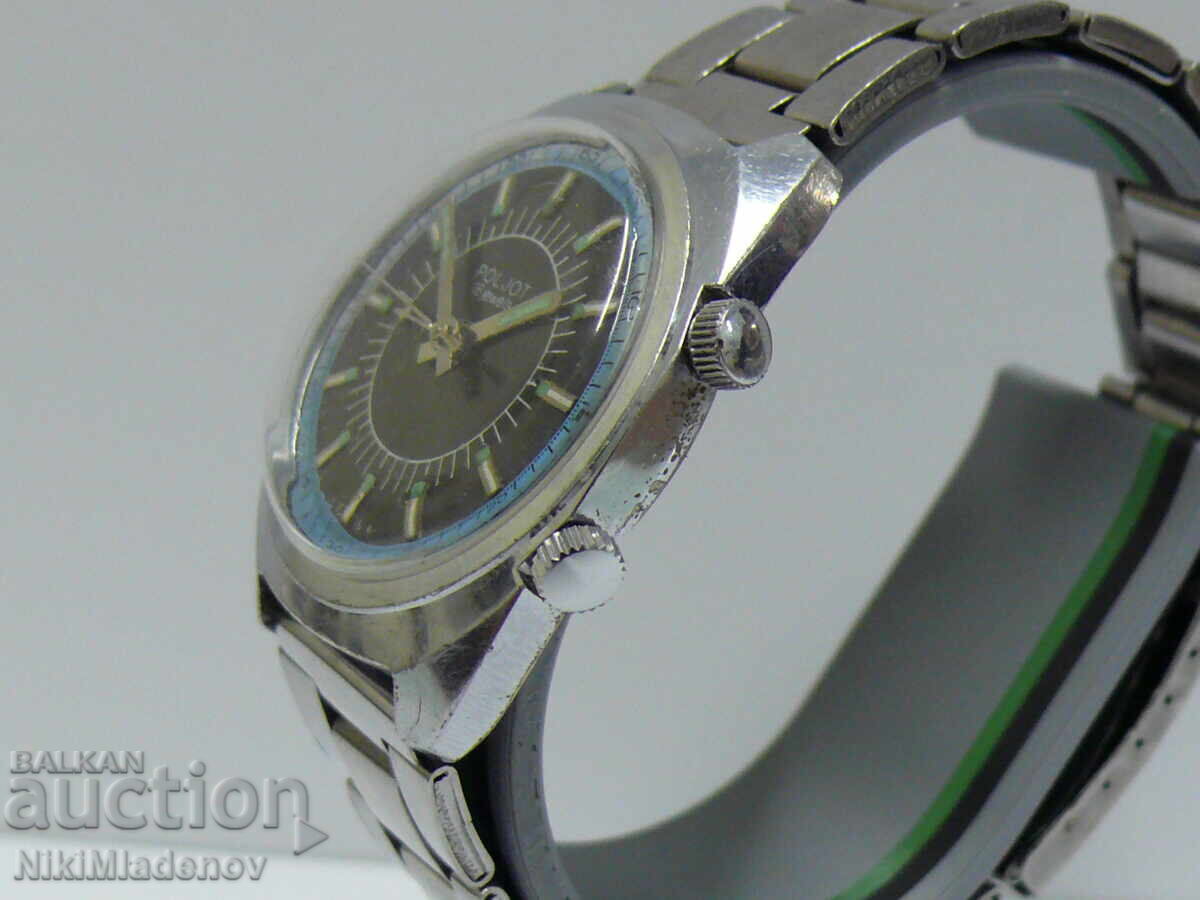 Ceas de mână bărbătesc Sovietic Poljot Zvoncev, funcțional cu preț 70.00 BGN | € 35.79