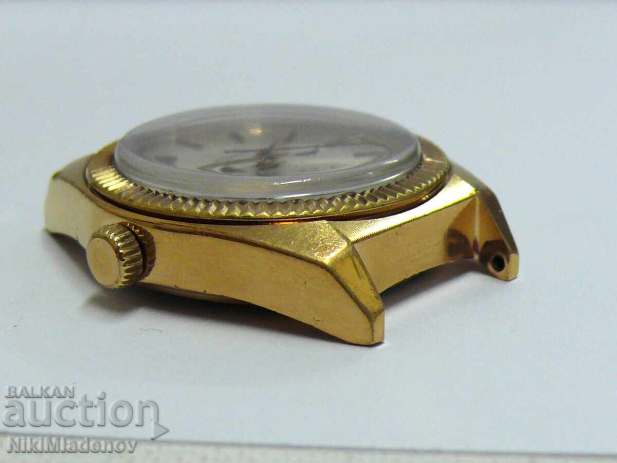 Soviet CORNAVIN/ ROCKET Gold-Plated Men's Wristwatch, BZC! - 12 Soviet CORNAVIN/ ROCKET Gold-Plated Men's Wristwatch, BZC! - 12