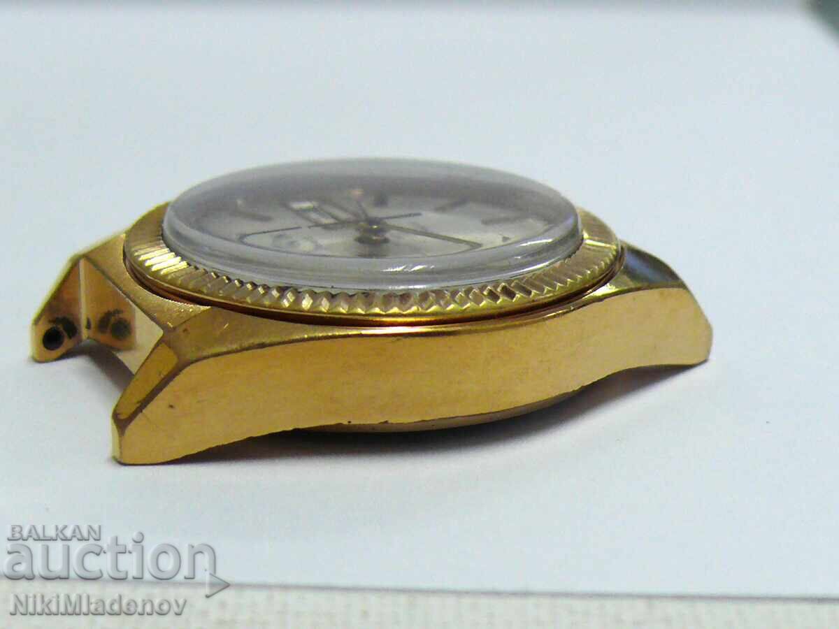 Soviet CORNAVIN/ ROCKET Gold-Plated Men's Wristwatch, BZC! - 13 Soviet CORNAVIN/ ROCKET Gold-Plated Men's Wristwatch, BZC! - 13