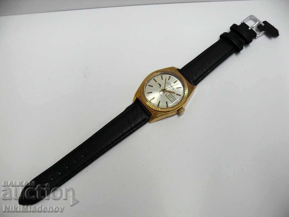 Delivery of Soviet CORNAVIN/ ROCKET Gold-Plated Men's Wristwatch, BZC! Delivery of Soviet CORNAVIN/ ROCKET Gold-Plated Men's Wristwatch, BZC!